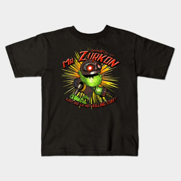 Mr. Zurkon Kids T-Shirt by mehfin